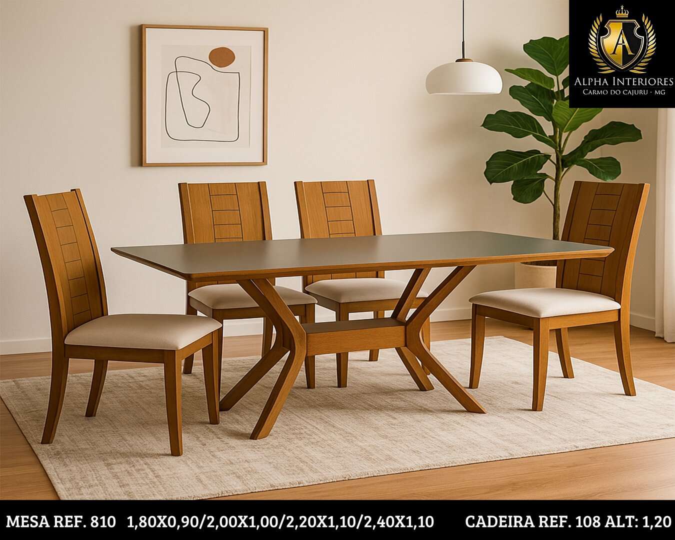 Mesa 810 Cadeira 108